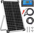 30W 12V/24V Solar Panel Kit, Monocrystalline Solar Battery Trickle Charger by Hoysicy