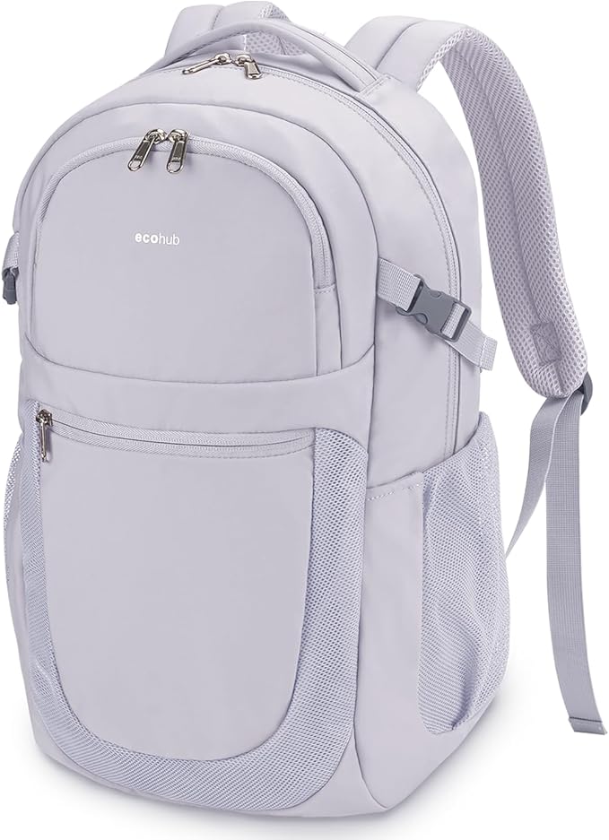 ECOHUB Travel Backpack for Women, 17.3 inch Suspended Laptop Backpack, Fashion by ECOHUB