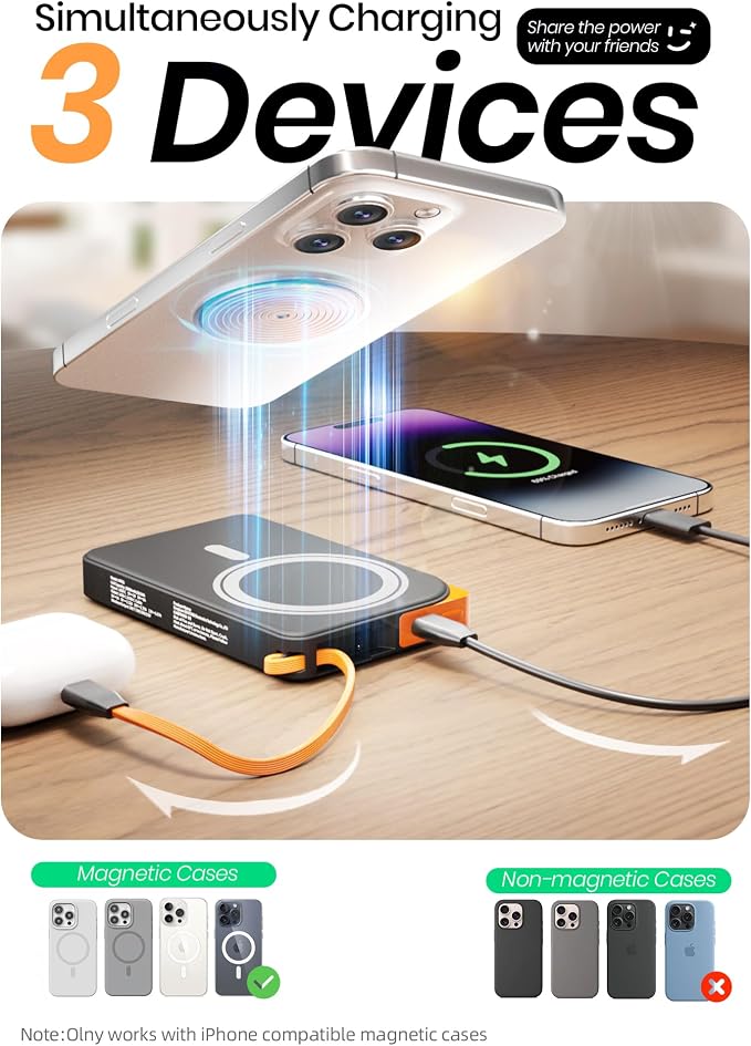 for Magsafe Battery Pack, Magnetic Power Bank - Image 6