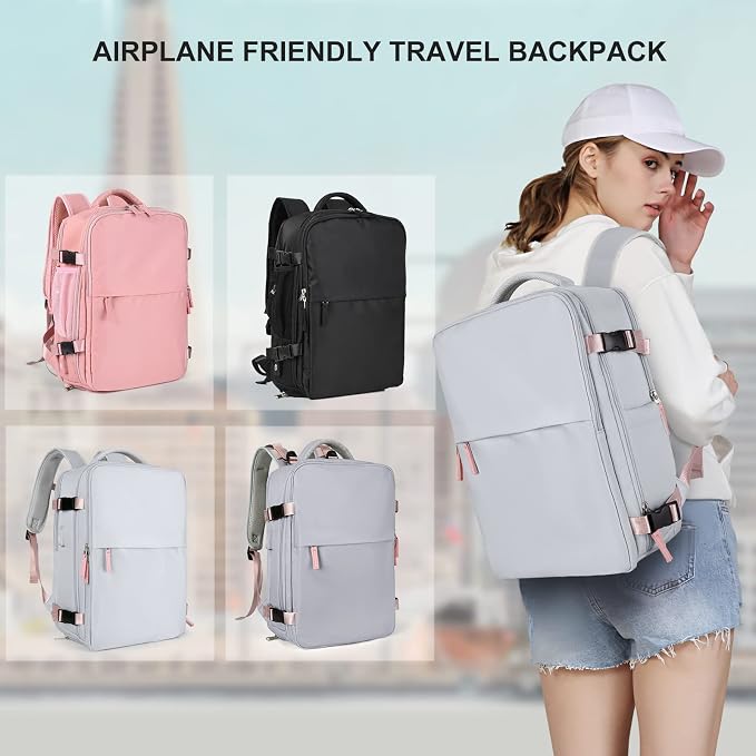 coowoz Travel Backpack For Women Men Airline Approved, Carry On Backpack - Image 7