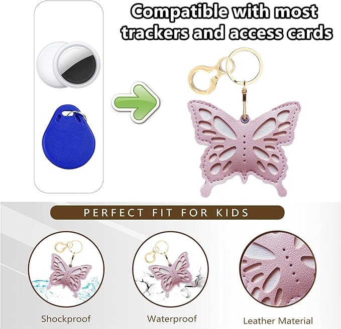 BORKUANA Leather Keychain Holder Case Compatible - Image 4