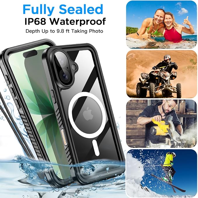 AICase for iPhone 17 Case Waterproof Clear - Image 5