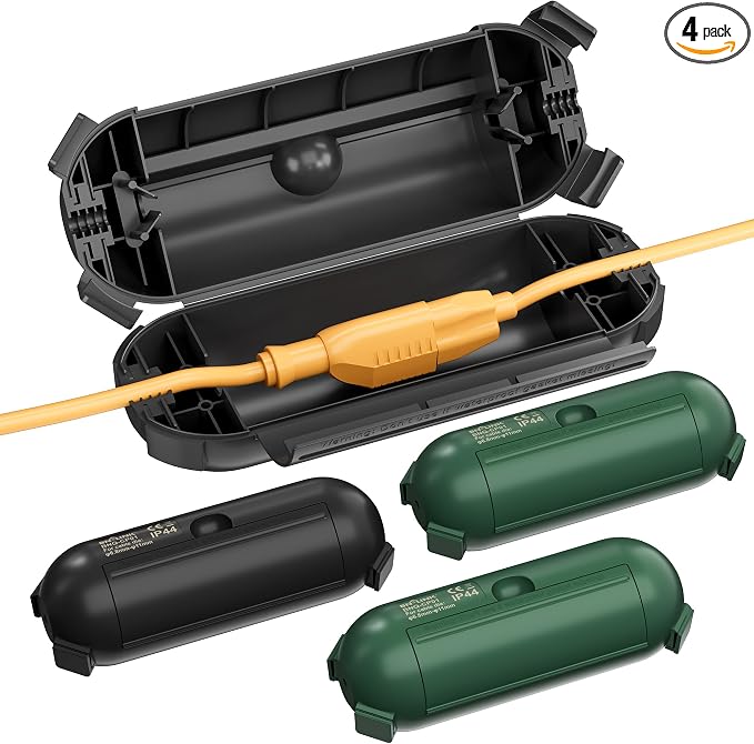 BN-LINK Outdoor Extension Cord Safety Cover, Weather Resistant Seal Housing by BN-LINK
