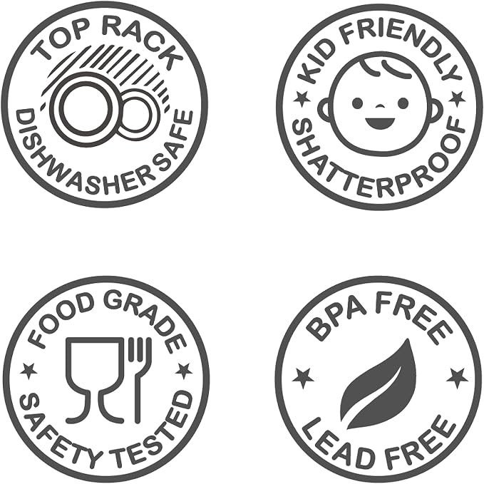 KLIFA- NICE- 14.7 & 20 ounce, Acrylic Tumbler & Highball Drinking Glasses - Image 9