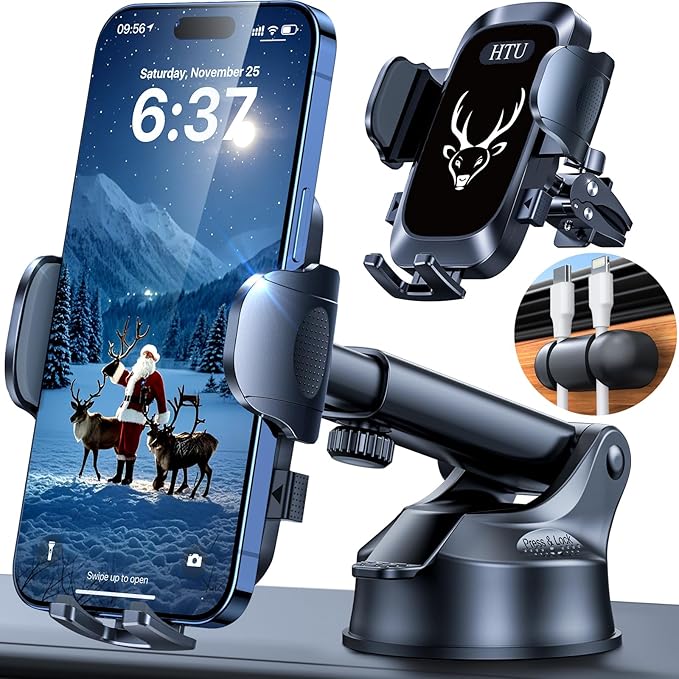 【98+LBS Strongest Suction & Military-Grade】Ultimate Car Phone Mount【Patent & - Image 2