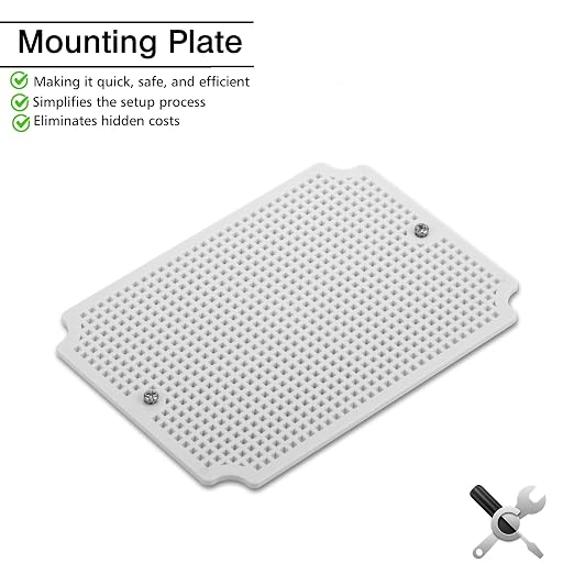 QILIPSU Outdoor Junction Box IP67 Waterproof Project Box ABS Plastic - Image 2