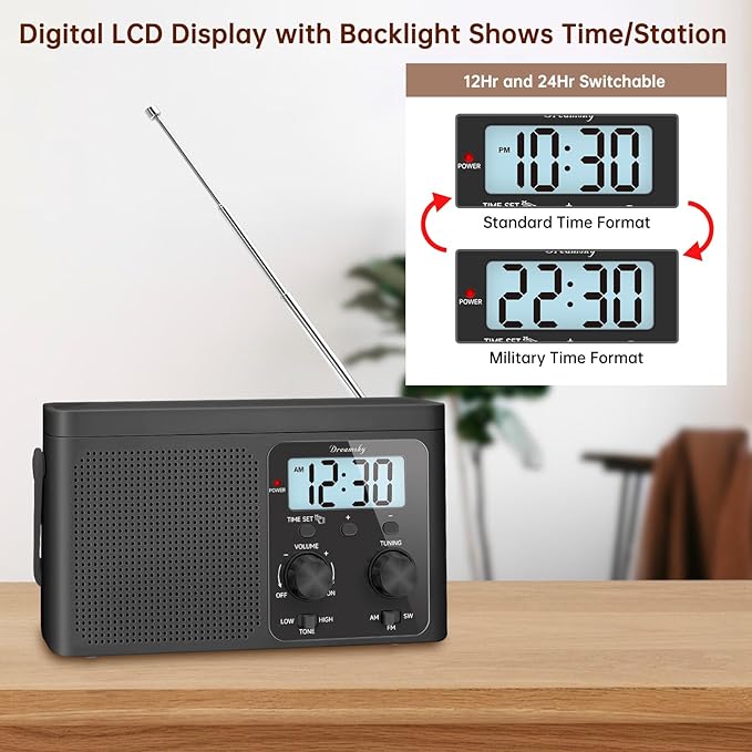DreamSky AM FM Radio Portable - Image 4