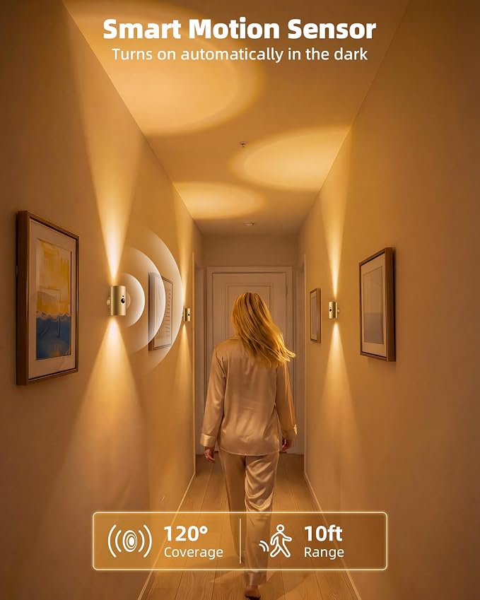 EZVALO Motion Sensor Wall Sconce - Image 3
