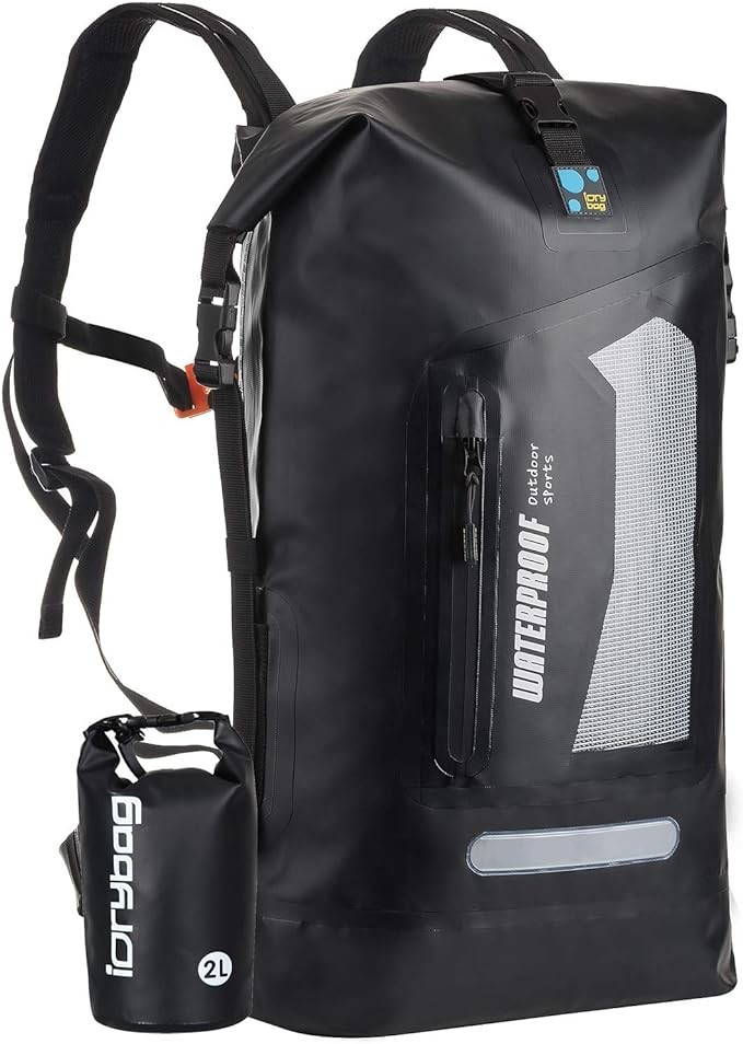IDRYBAG Waterproof Backpack for Men 20L/30L/40L, Floating Dry Bag Kayak by iDrybag+
