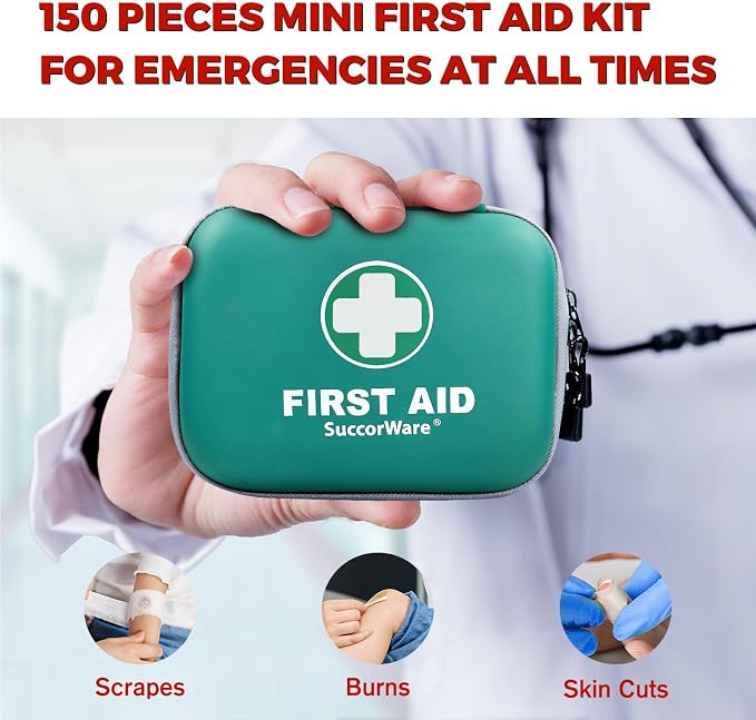 SuccorWare 150 Pieces Mini First Aid Kit - Image 5
