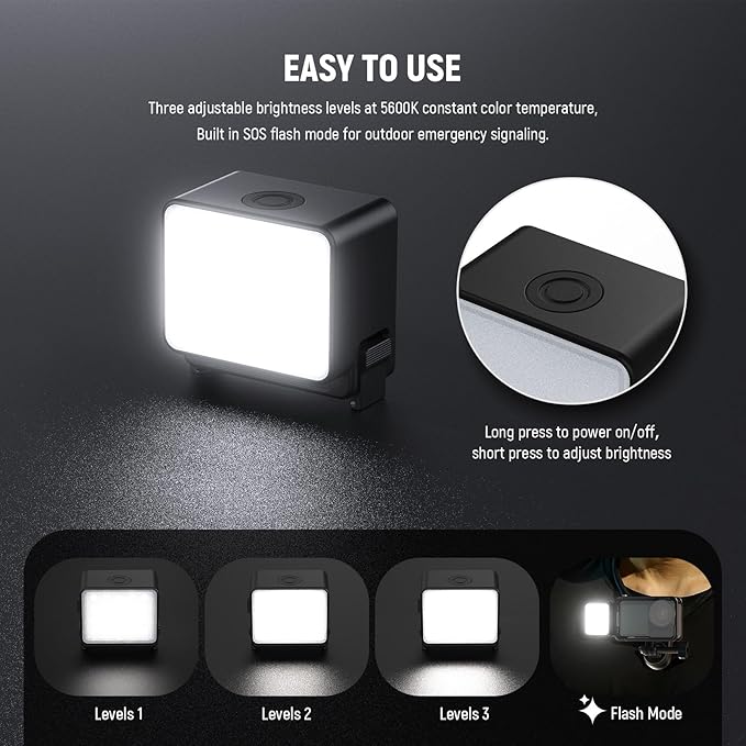 NEEWER Basics M20 Magnetic LED Camera Light Compatible - Image 6