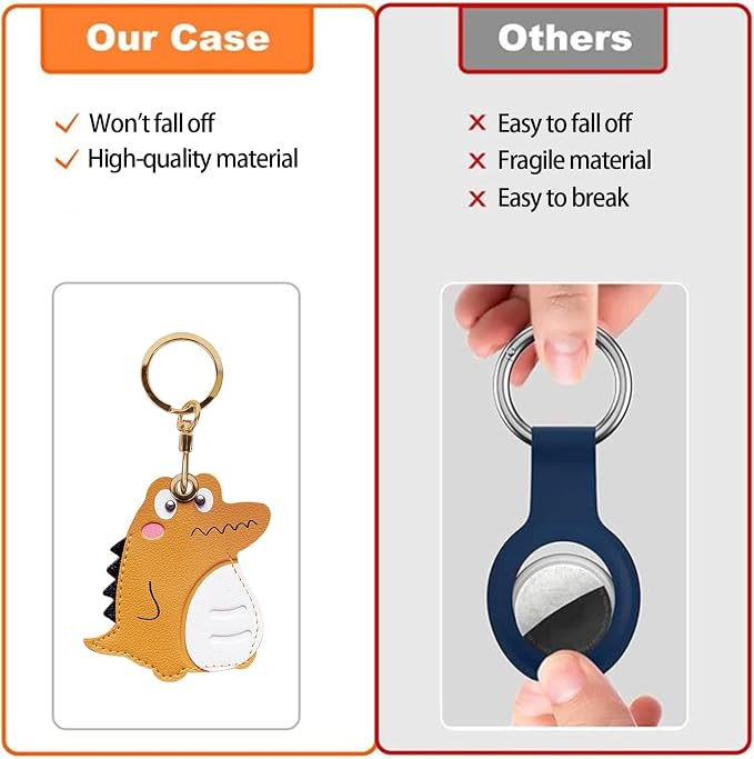 Leather Keychain Case Holder Compatible - Image 7