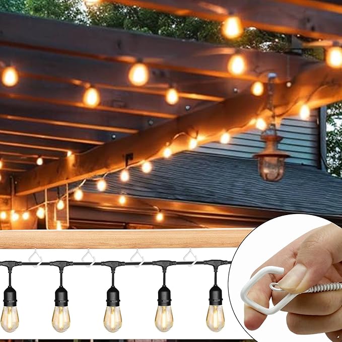 30 Pcs White Eye Hooks Screw Heavy Duty, Ceiling Hooks - Image 4