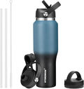 HYDROWION 32oz Water Bottle, Double Wall Vacuum Stainless Steel Insulated Water by HYDROWION