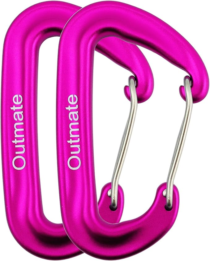 12kN 3.2"x2" Heavy-Duty Carabiner Clips by Outmate