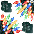 Brightown Christmas Lights 4 Pack 50 LEDs Battery Powered String Lights by Brightown