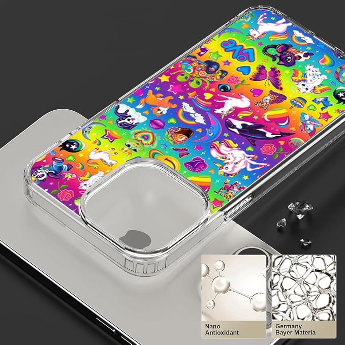 Generic Phone Case Pattern Pc Vomit Bumper Lisa Scratch Frank Cute Rainbow TPU - Image 3