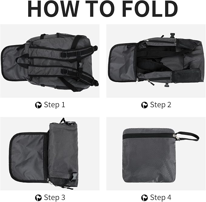 Small Hiking Backpack 35L Travel Lightweight Hiking Packable Daypack - Image 3