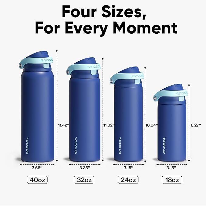 ENCOOL Leakproof Insulated Water Bottle - Image 9