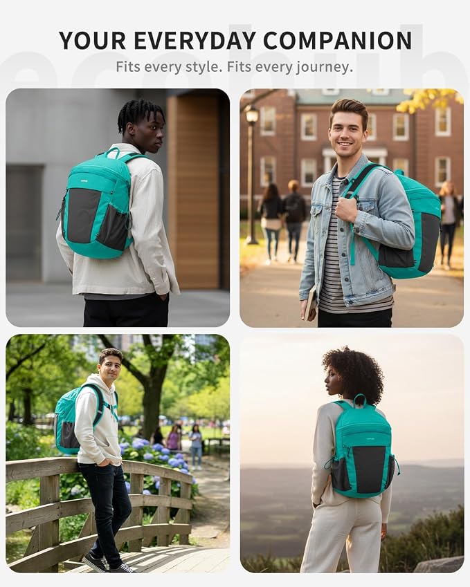 ECOHUB 15L Lightweight Casual Daypack, Packable Backpack - Image 7