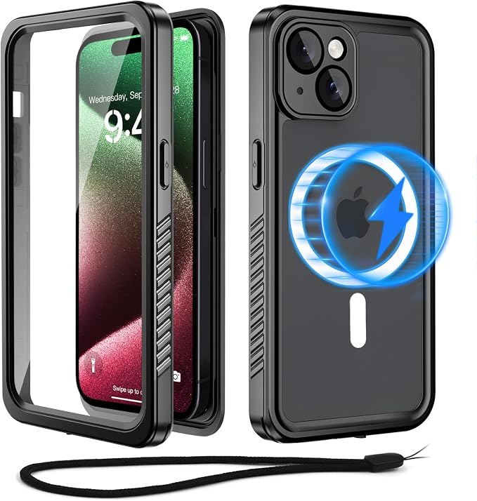 Beeasy for iPhone 15 Waterproof Case Compatible by Beeasy