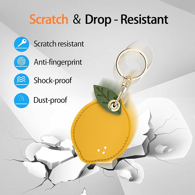 Leather Keychain Case Holder Compatible - Image 3