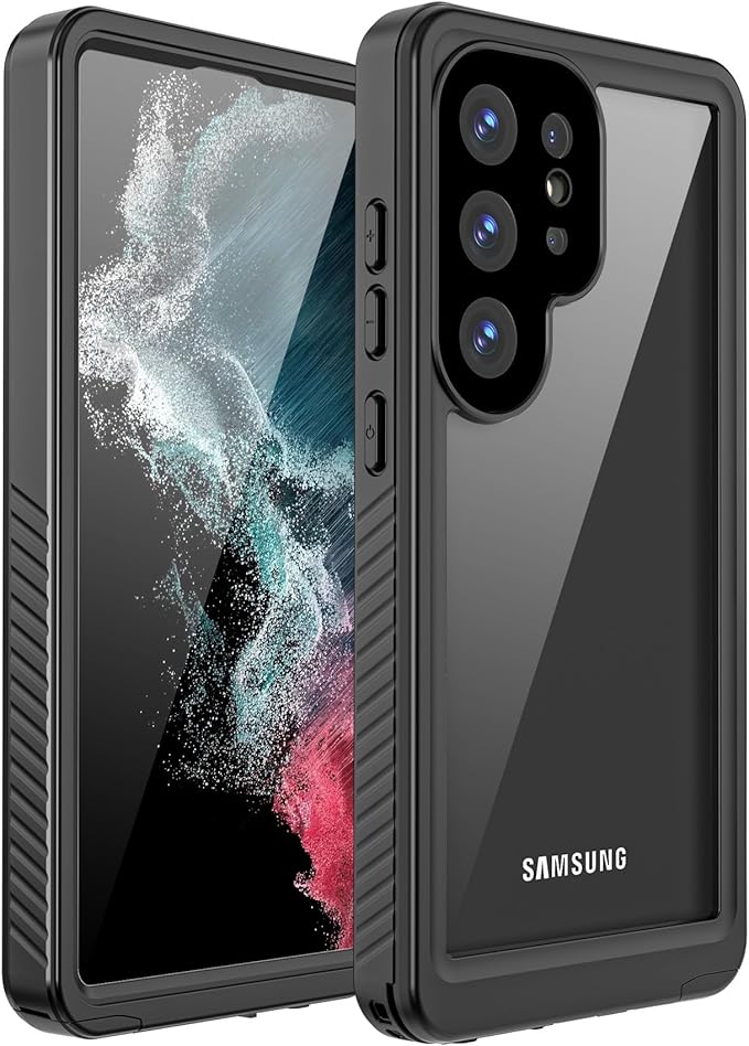 for Samsung Galaxy S22 Ultra Case, IP68 Waterproof Dustproof Case, Full Body by Unknown