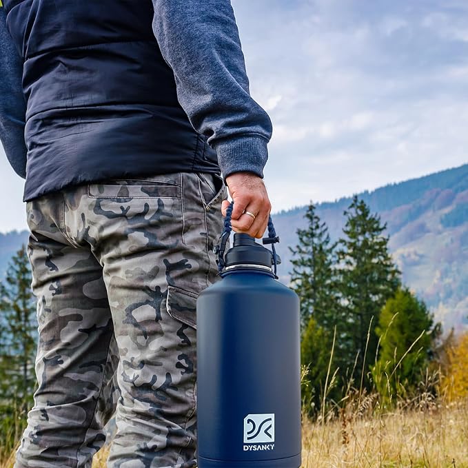 DYSANKY 1 Gallon Water Bottle Insulated | Thickened Stainless Steel Vacuum - Image 9