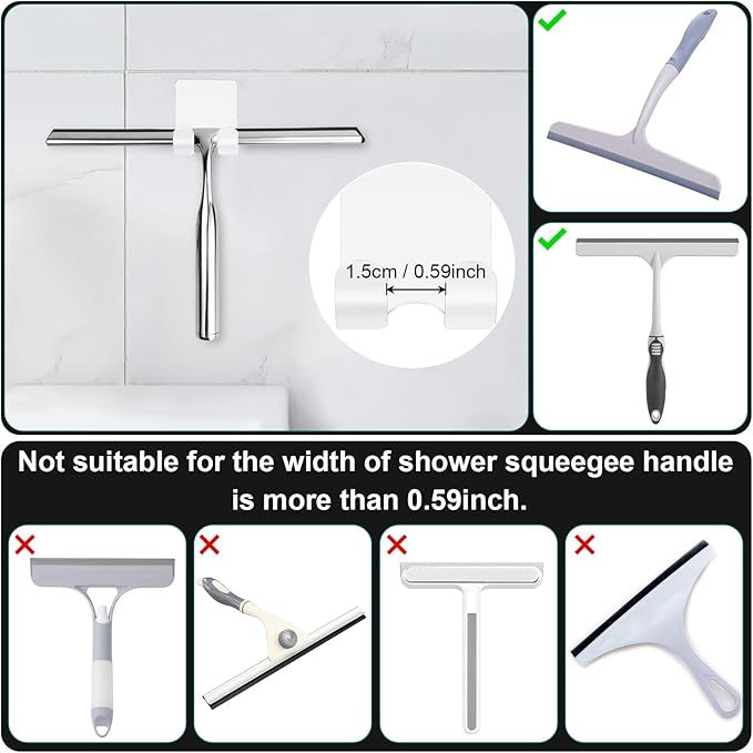 CGBE Razor Holder for Shower, 4 Packs Shaver Holder and 4 Packs Shower Hooks - Image 6