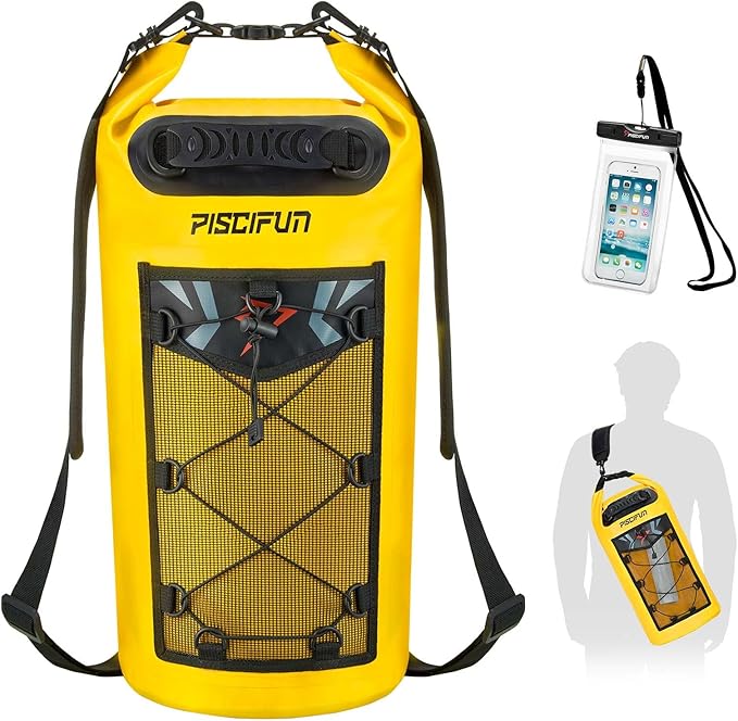 Piscifun Dry Bag, Waterproof Floating Backpack 10L/20L/30L/40L by Piscifun
