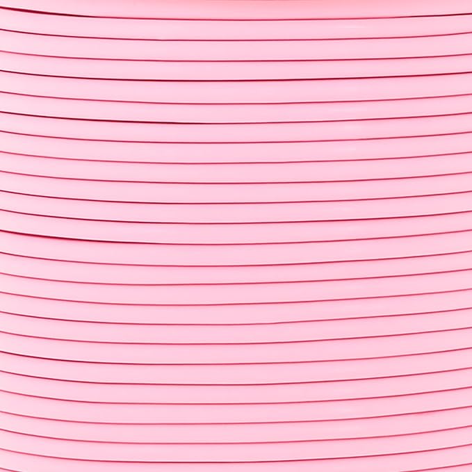 Mandala Crafts Round Genuine Pink Leather Cord - Image 3