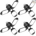 toberich Motion Sensor Garage Lights 4 Pack, 8000LM Motion Sensor Shop Light w/ by ToberichUltraBrightLight