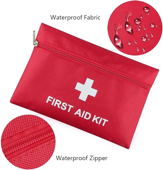 AOUTACC 12 Pack First Aid Empty Bag, Travel Empty First Aid Kit Pouch - Image 2