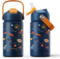 Mommore Kids Water Bottle 12 oz, Insulated Stainless Steel Water Bottle by mommore