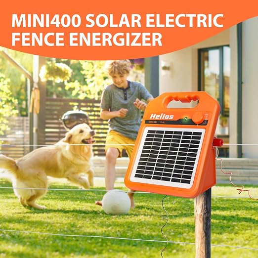 ANDMON MINI400 30 Miles Solar Electric Fence Charger, 0.4 Joule Solar Electric - Image 4