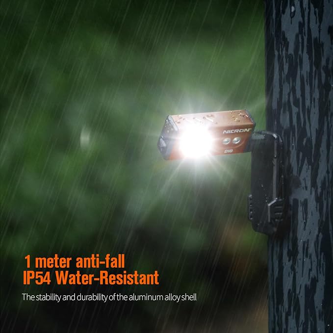 NICRON D10 Rechargeable Flashlights, 500 High Lumens EDC Mini Flashlight - Image 6
