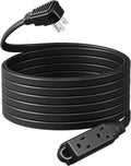 DEWENWILS Flat Plug Extension Cord, 25 FT 16/3 Awg Grounded Power Cable by DEWENWILS