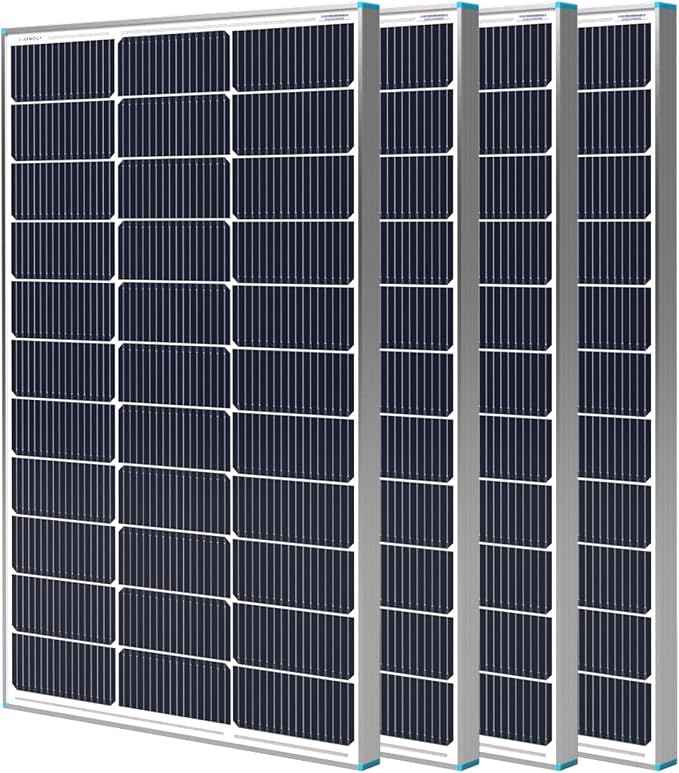 Renogy 4PCS N-Type 100 Watt Solar Panels 16BB, 12V 400W Solar Panel 25% by RenogySolar