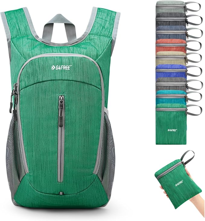 G4Free 10L Hiking Backpack Small Travel Hiking Daypack Lightweight Packable - Image 7