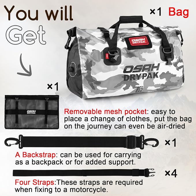 OSAH DRYPAK Waterproof Duffel Bag - Image 7