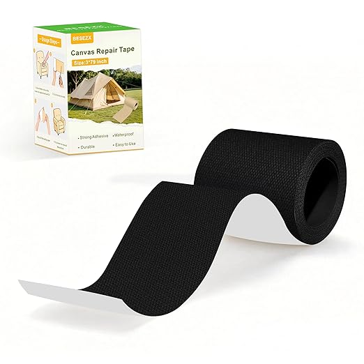 Besezx Canvas Repair Tape, Outdoor Gear Patch, 3x79 Inches, Waterproof by Besezx