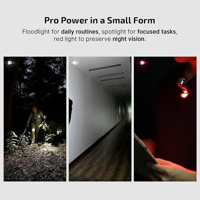OLIGHT Oclip Pro EDC Flashlight Clip-on Light, Rechargeable 500 Lumens - Image 3