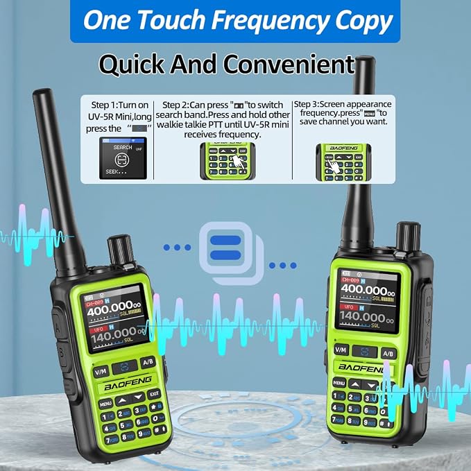 BAOFENG Radio Ham Radio UV-5R MINI Handheld UV5R Long Range Walkie Talkies - Image 6