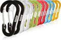 Booms Fishing CC1 Multi-Use Carabiner Clip, 6 Pack Small Caribeener Clips by BoomsFishing