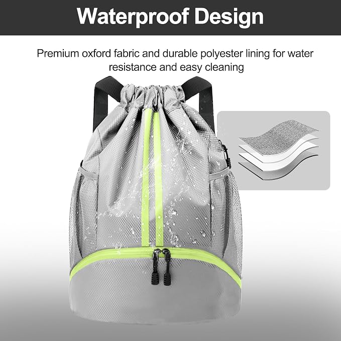 Hoedia Sports Drawstring Backpack - Image 7