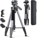 CAMBOFOTO 74″ Aluminum Camera Tripod – Heavy‐Duty Professional Tripod Stand by CAMBOFOTO
