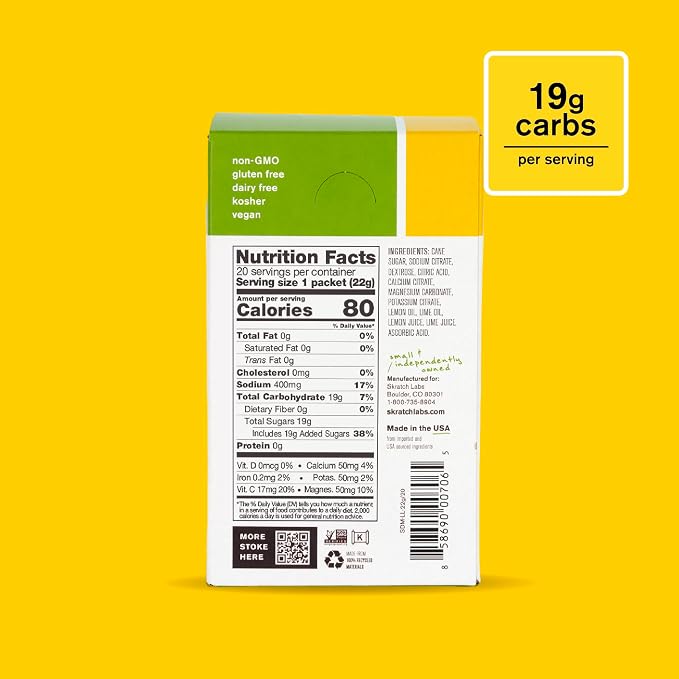 Skratch Labs Hydration Sports Drink Mix Packets – Real‑Fruit Electrolyte Powder - Image 3