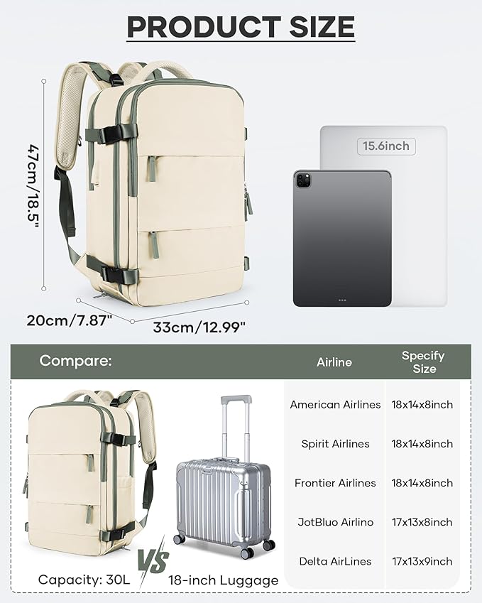 coofay Vacuum Backpack Travel - Image 4