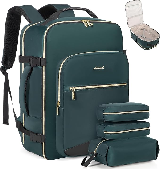 LOVEVOOK Travel Backpack for Women & Men 50L, Airline Approved Carry On by LOVEVOOK