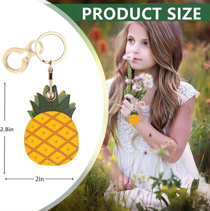 Leather Keychain Holder Case Compatible - Image 2